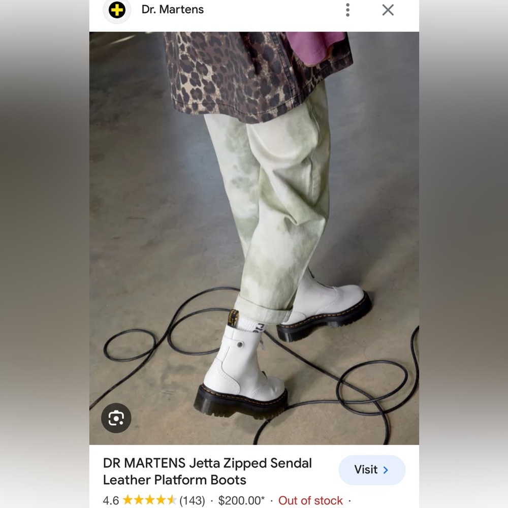 DR MARTENS Leather Jetta Booties - Picture 10 of 17
